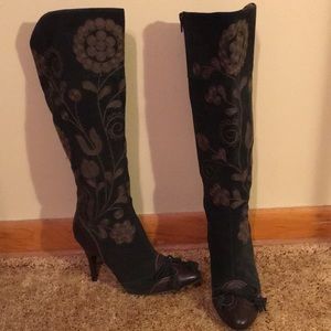 Sam Eldelman tall Victorian boots